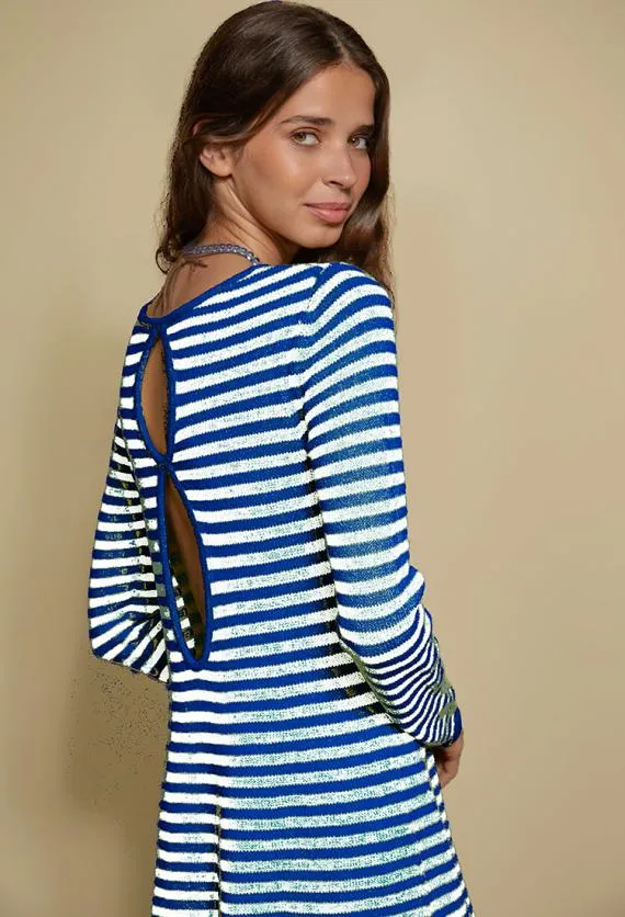 Ciao Lucia Knit Dresses Floriana Dress Marina 8211 Women