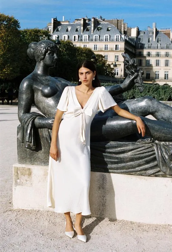 Ciao Lucia Long Dresses Brunello Dress Ivory 8211 Women