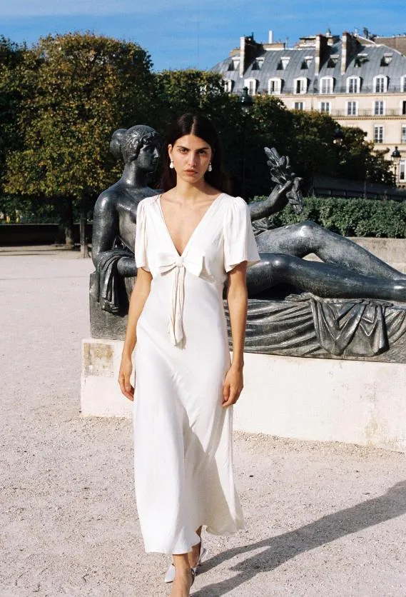 Ciao Lucia Long Dresses Brunello Dress Ivory 8211 Women