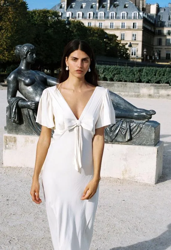 Ciao Lucia Long Dresses Brunello Dress Ivory 8211 Women