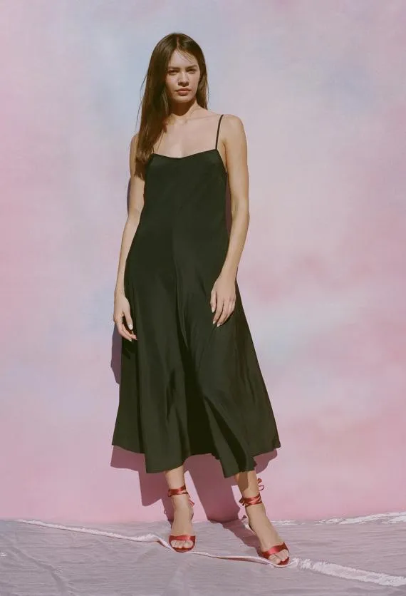 Ciao Lucia Long Dresses Cristina Dress Matte Black 8211 Women