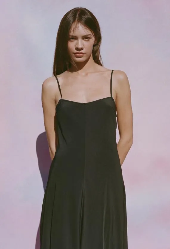 Ciao Lucia Long Dresses Cristina Dress Matte Black 8211 Women