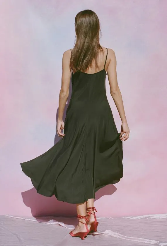 Ciao Lucia Long Dresses Cristina Dress Matte Black 8211 Women