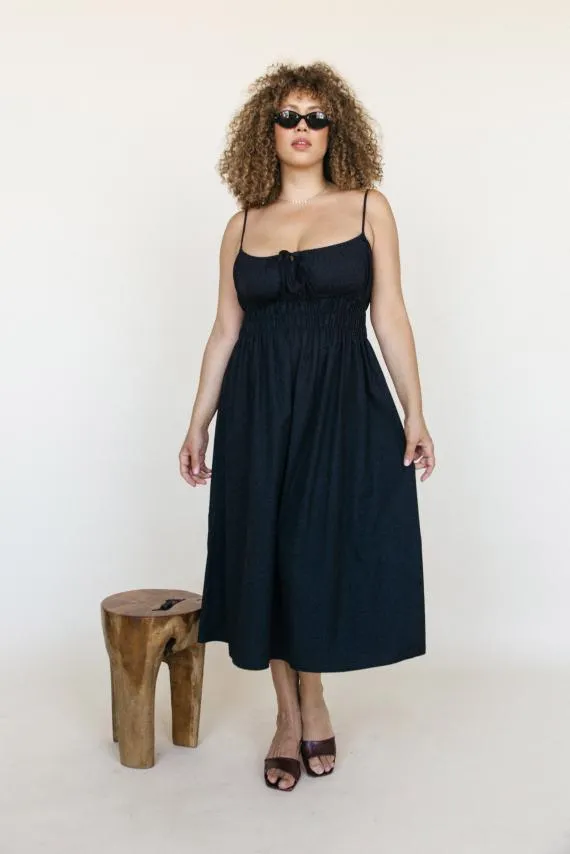 Ciao Lucia Long Dresses Gabriela Dress Black Cotton 8211 Women