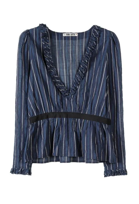 Ciao Lucia Long Sleeve Tops Filippa Top Midnight 8211 Women