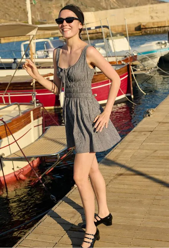 Ciao Lucia Mini Dresses Gianluca Dress Check 8211 Women
