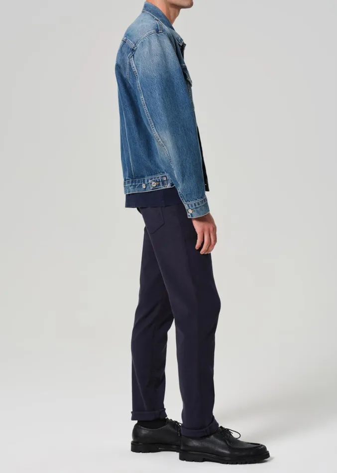 Citizens Of Humanity Adler Slim French Terry In Night Flight Men Pants