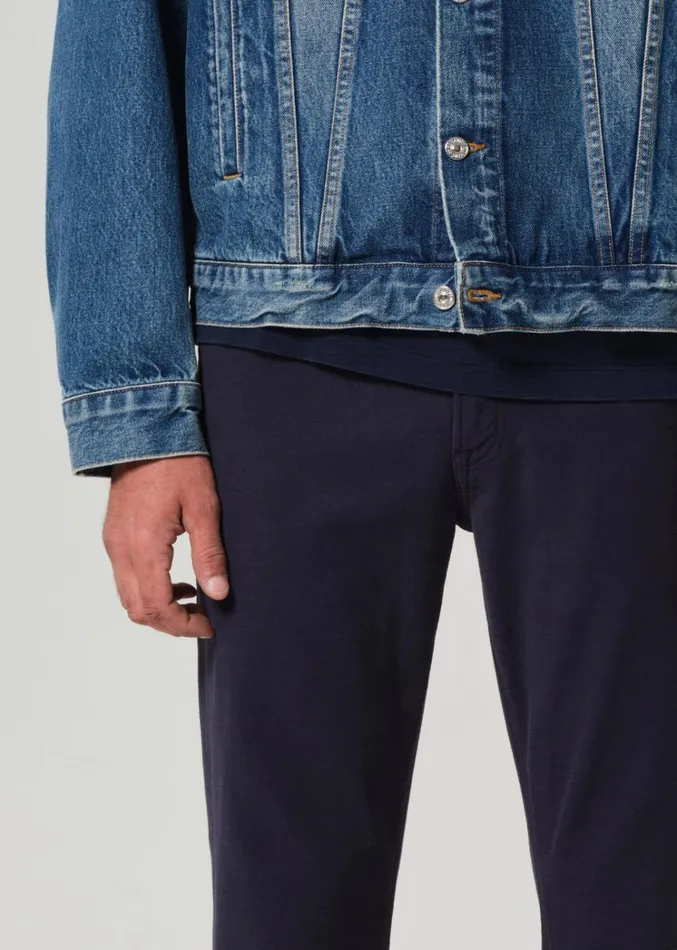 Citizens Of Humanity Adler Slim French Terry In Night Flight Men Pants