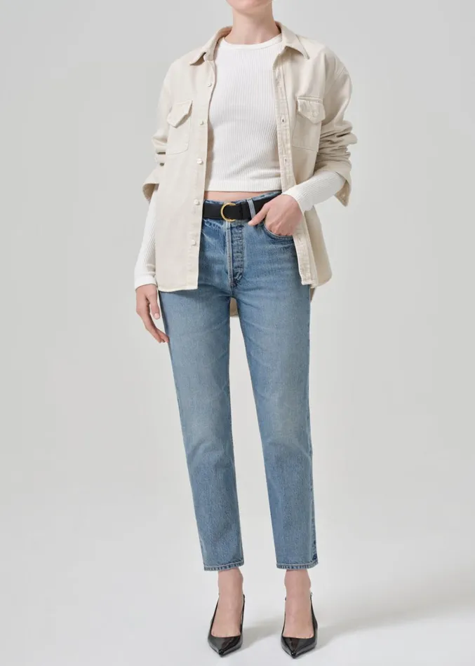 Citizens Of Humanity Charlotte High Rise Straight In Meridian Women Jeans