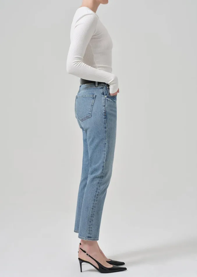 Citizens Of Humanity Charlotte High Rise Straight In Meridian Women Jeans