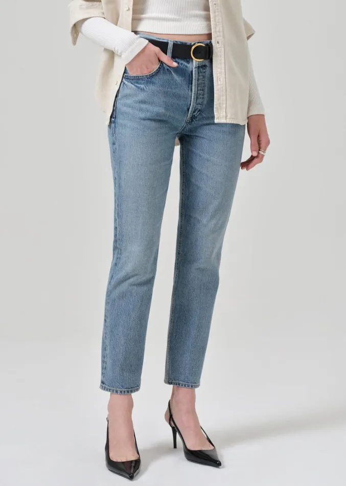 Citizens Of Humanity Charlotte High Rise Straight In Meridian Women Jeans