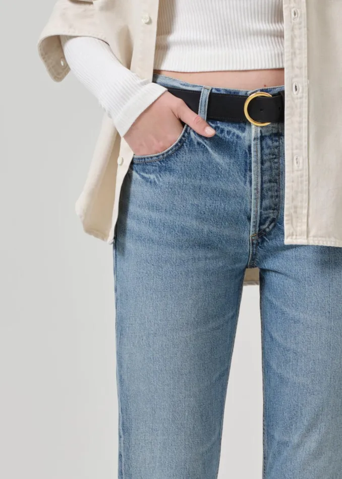Citizens Of Humanity Charlotte High Rise Straight In Meridian Women Jeans