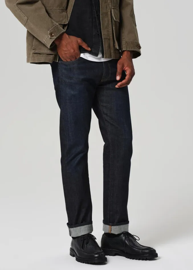 Citizens Of Humanity Elijah Relaxed Straight Japanese Selvedge In Alton Men Jeans