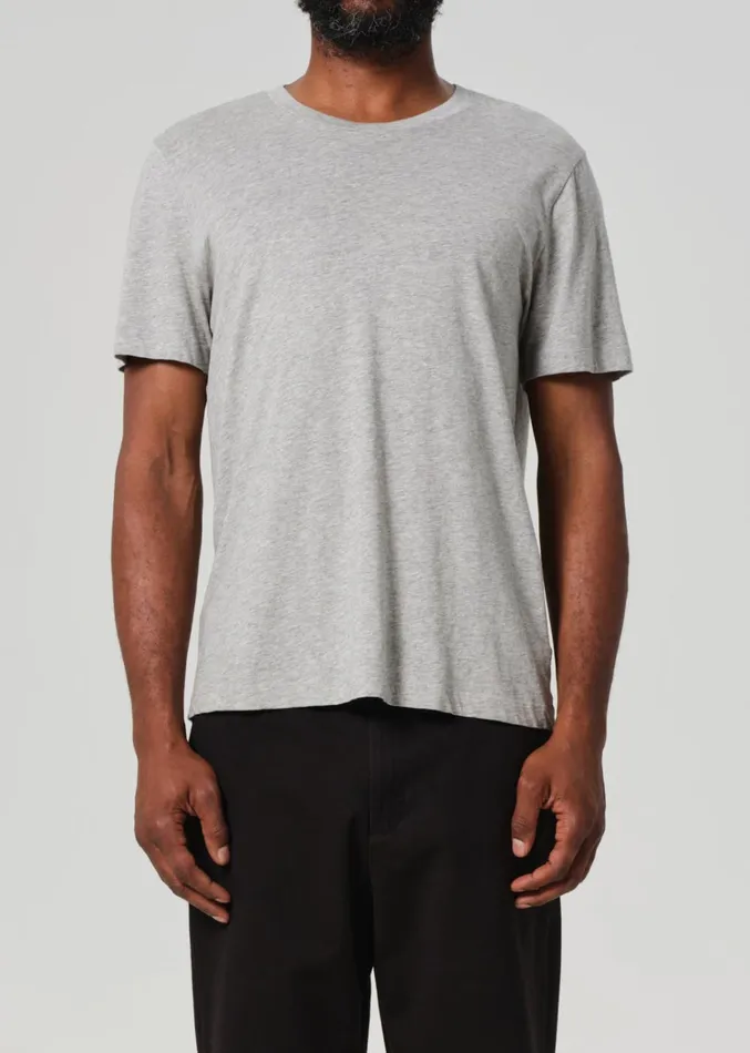 Citizens Of Humanity Everyday Short Sleeve Tee In Heather Grey Men Shirts