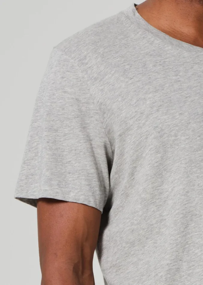 Citizens Of Humanity Everyday Short Sleeve Tee In Heather Grey Men Shirts