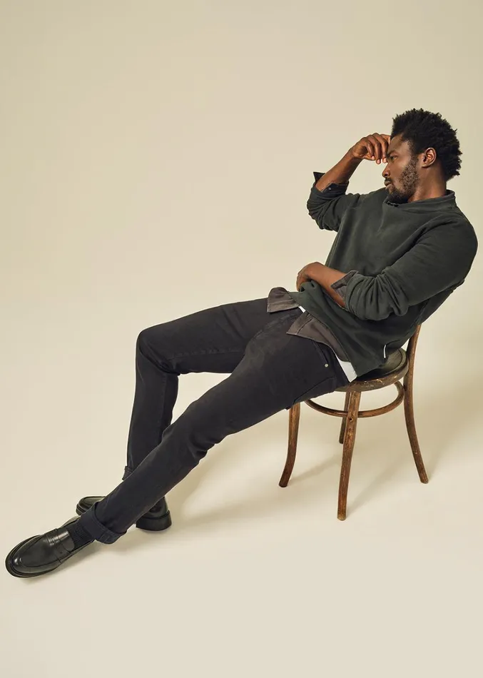 Citizens Of Humanity Gage Slim Straight Soft Weft In True Navy Men Pants
