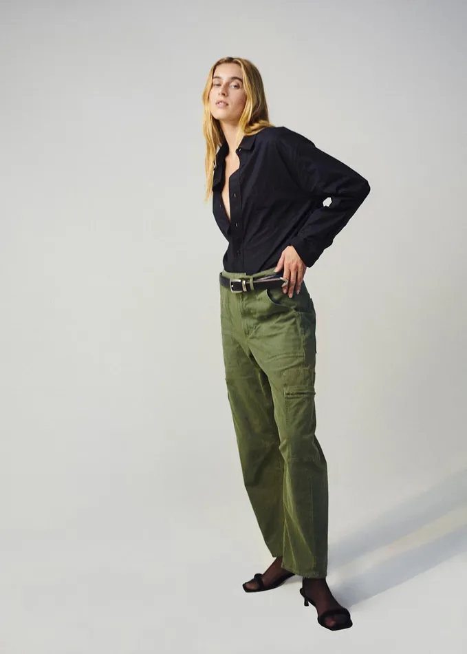 Citizens Of Humanity Kayla Shirt In Black Women Tops