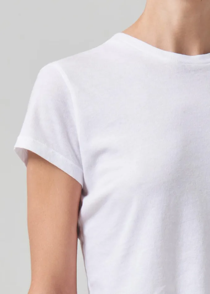 Citizens Of Humanity Kyle Tee In White Women Tops