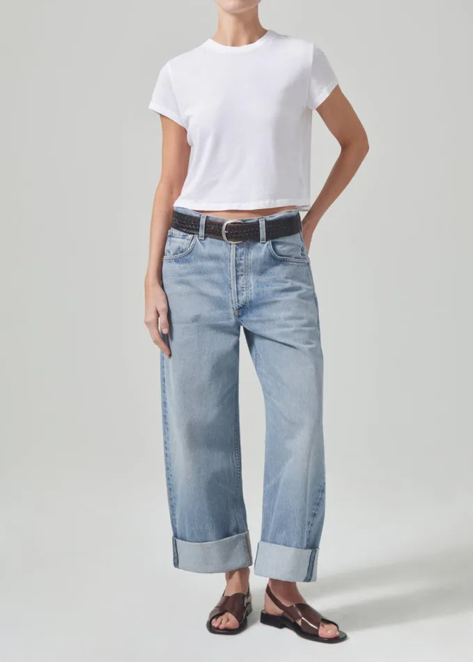 Citizens Of Humanity Kyle Tee In White Women Tops