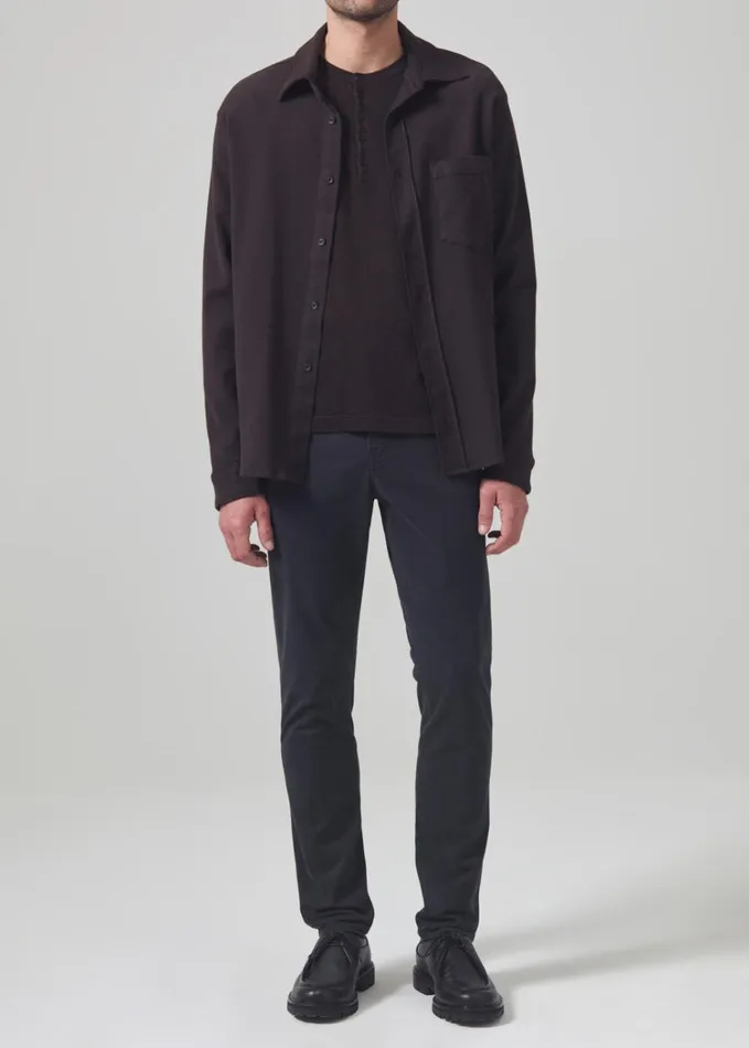 Citizens Of Humanity London Tapered Slim Stretch Twill In Charcoal Men Pants