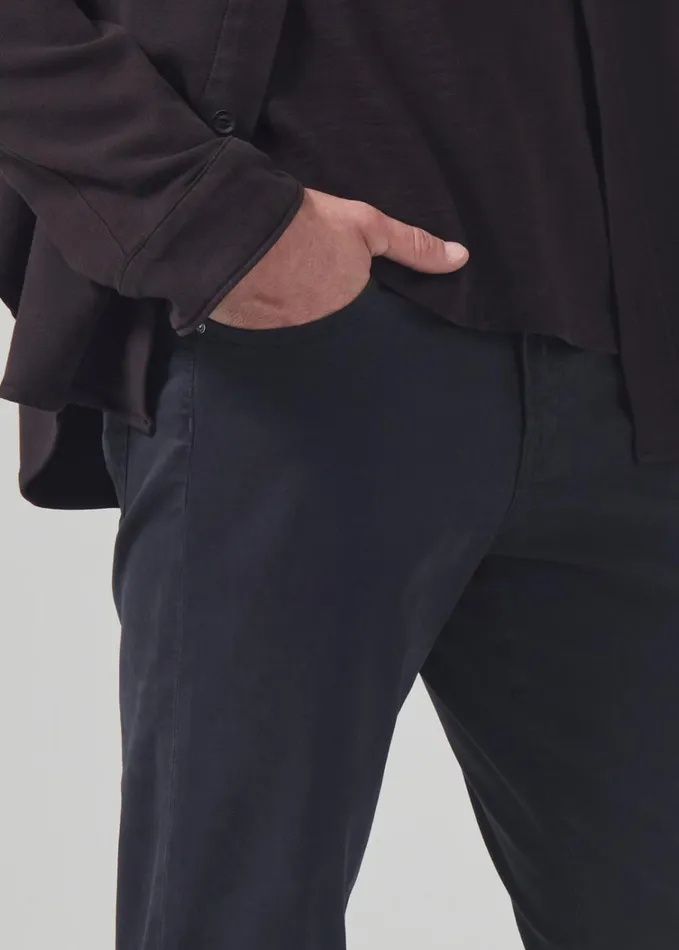 Citizens Of Humanity London Tapered Slim Stretch Twill In Charcoal Men Pants