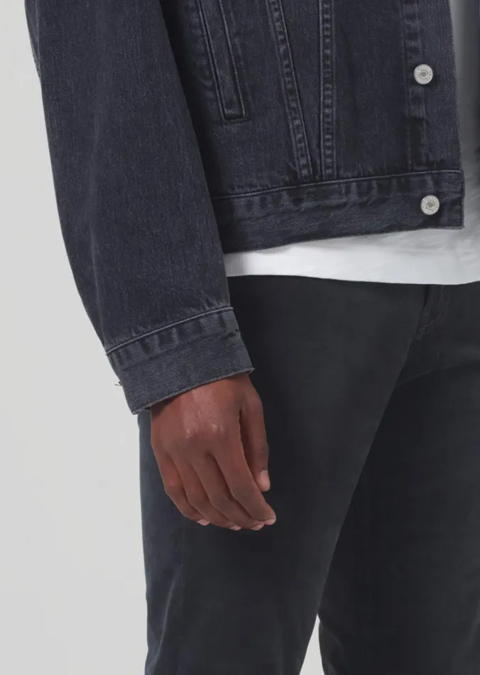 Citizens Of Humanity London Tapered Slim Velvet In Charred Cedar Men Pants