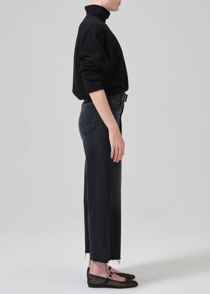 Citizens Of Humanity Lyra Wide Leg Crop In Medallion Women Jeans