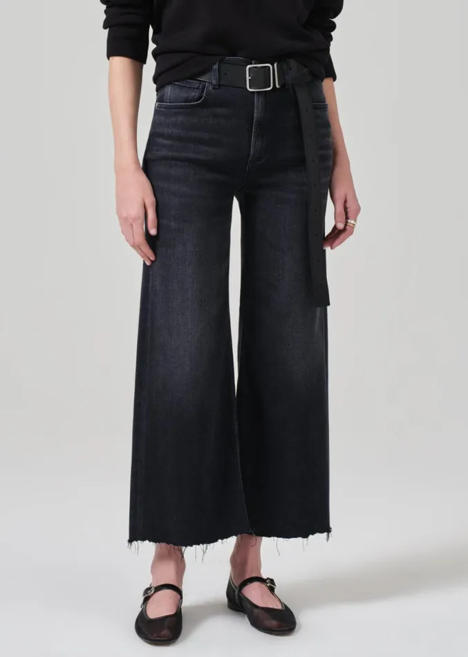 Citizens Of Humanity Lyra Wide Leg Crop In Medallion Women Jeans