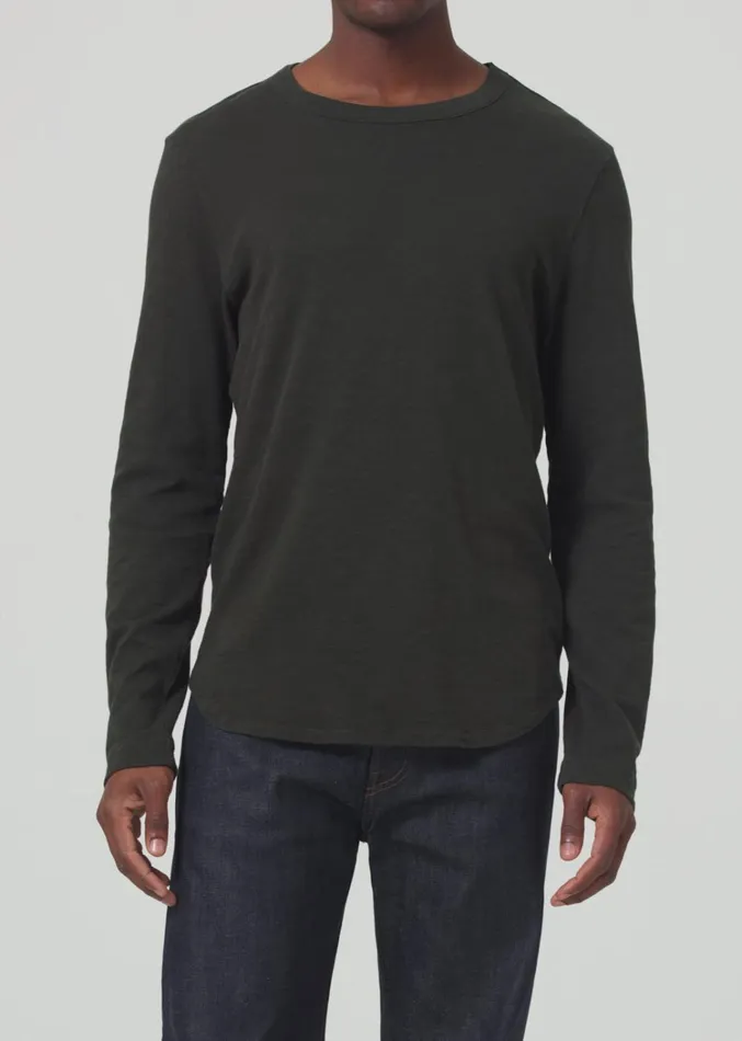 Citizens Of Humanity Olympus Crewneck In Field Men Shirts