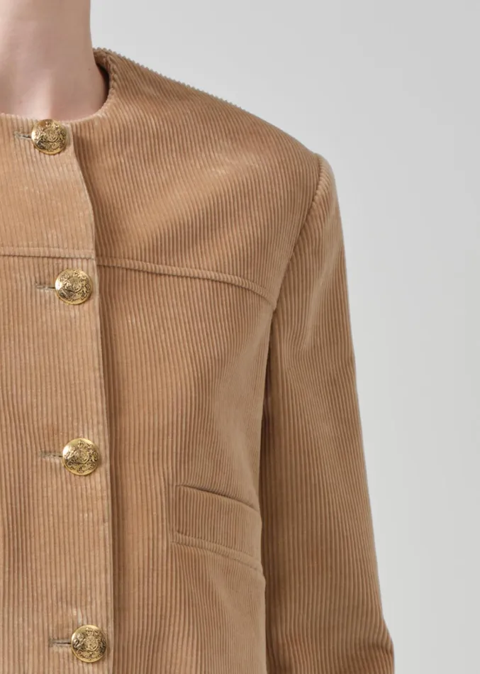 Citizens Of Humanity Pia Cropped Jacket In Ambra Women Jackets and Coats