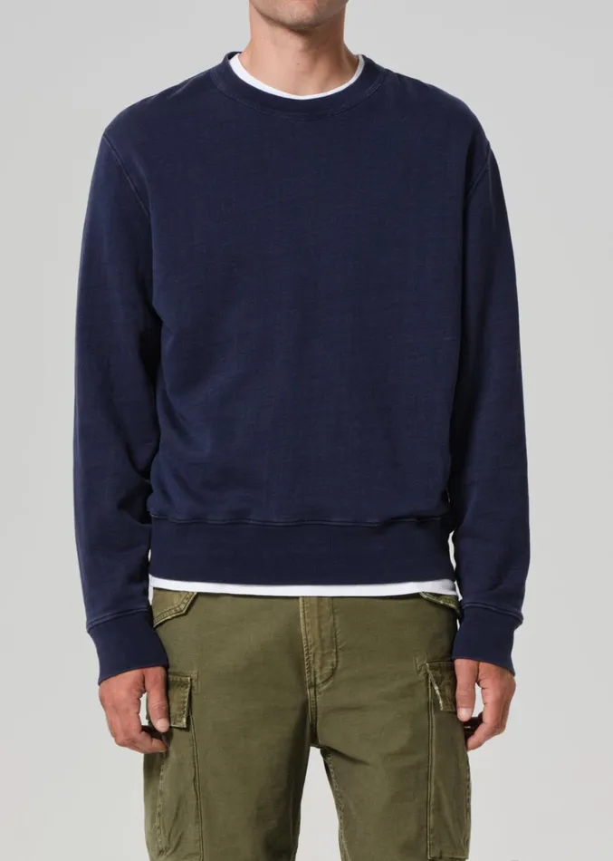 Citizens Of Humanity Vintage Crewneck Sweatshirt In Sodalite Men Shirts