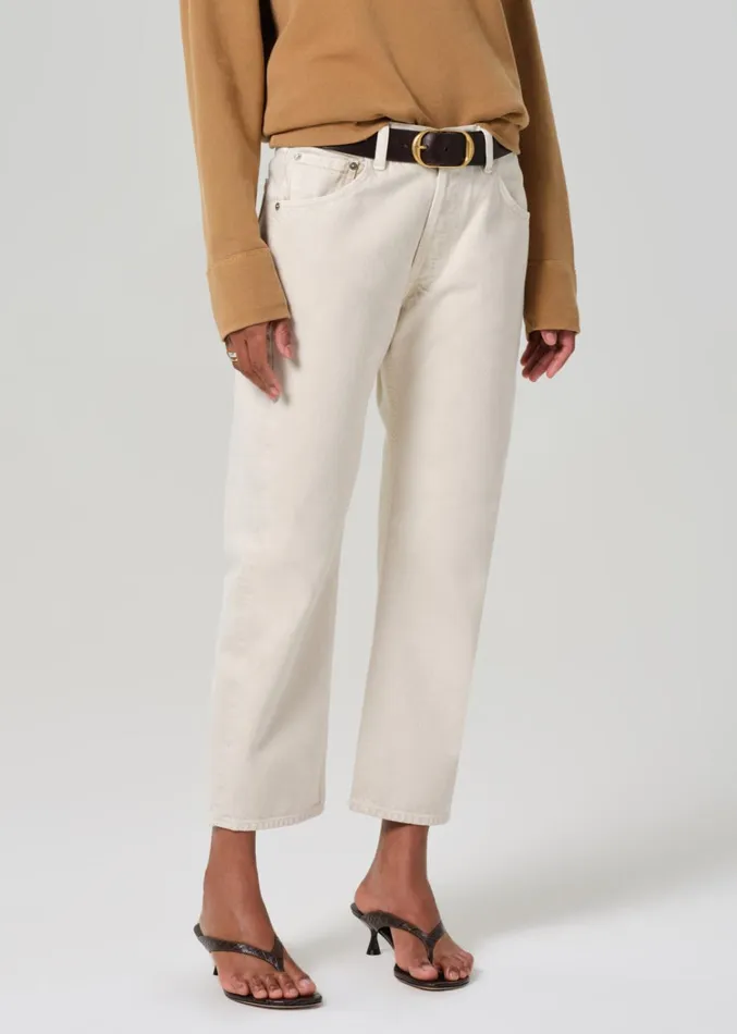 Citizens Of Humanity Winslow Cropped Boyfriend In Almondette Women Petite
