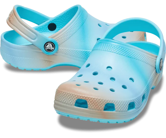 Classic Color Dip Clog Neptune Multi Women Crocs Platforms 038 Wedges