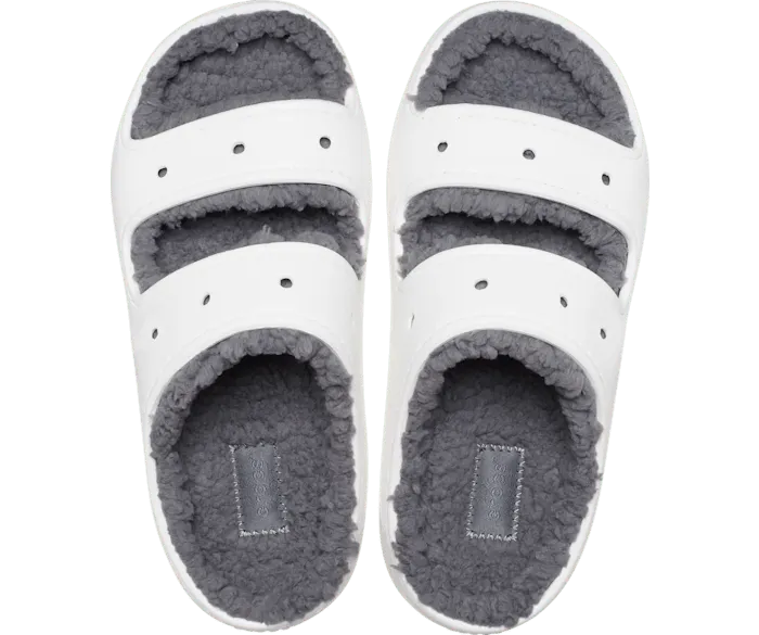 Classic Cozzzy Sandal White Men Crocs Slides
