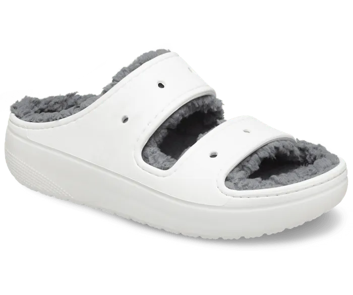 Classic Cozzzy Sandal White Men Crocs Slides