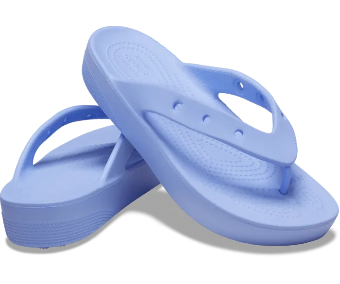 Classic Platform Flip Moon Jelly Women Crocs Sandals