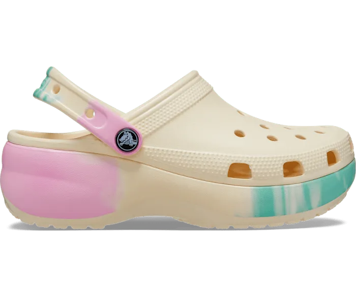 Classic Platform Ombre Clog Vanillamulti Women Crocs Platforms 038 Wedges