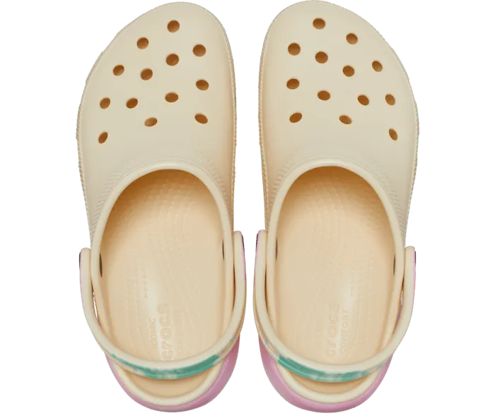 Classic Platform Ombre Clog Vanillamulti Women Crocs Platforms 038 Wedges