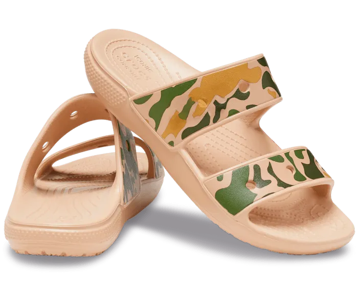 Classic Printed Camo Sandal Chai Tan Women Crocs Sandals