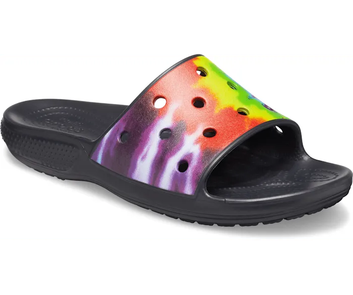 Classic TieDye Graphic Slide Multi Men Crocs Slides