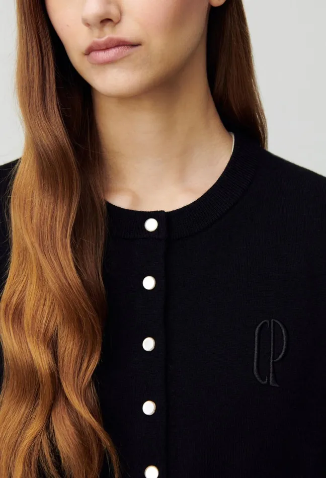 Claudie Pierlot Buttoned Cardigan Black Women Knitwear And Cardigans