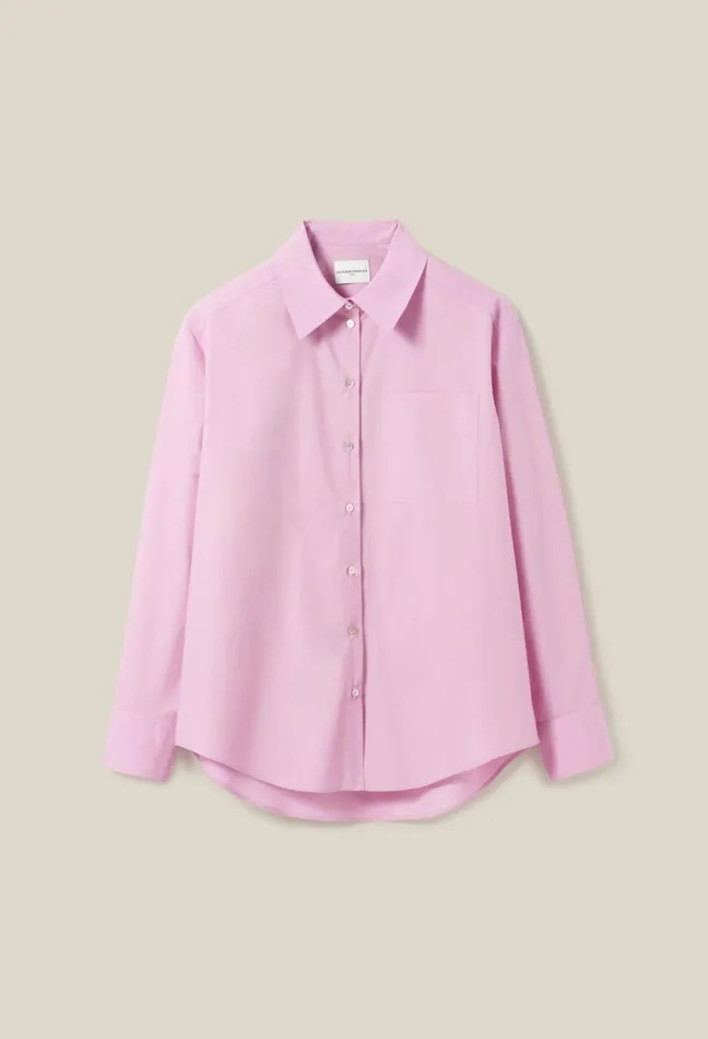 Claudie Pierlot Buttoned Shirt Pale Pink Women Tops And Shirts Claudie Pierlot Buttoned Shirt Pale Pink Women Tops And Shirts