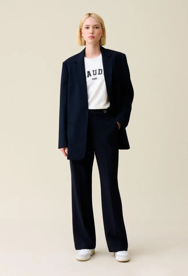 Claudie Pierlot Claudie Paris ShortSleeved TShirt Ecru Women TShirts