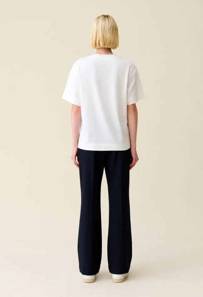 Claudie Pierlot Claudie Paris ShortSleeved TShirt Ecru Women TShirts