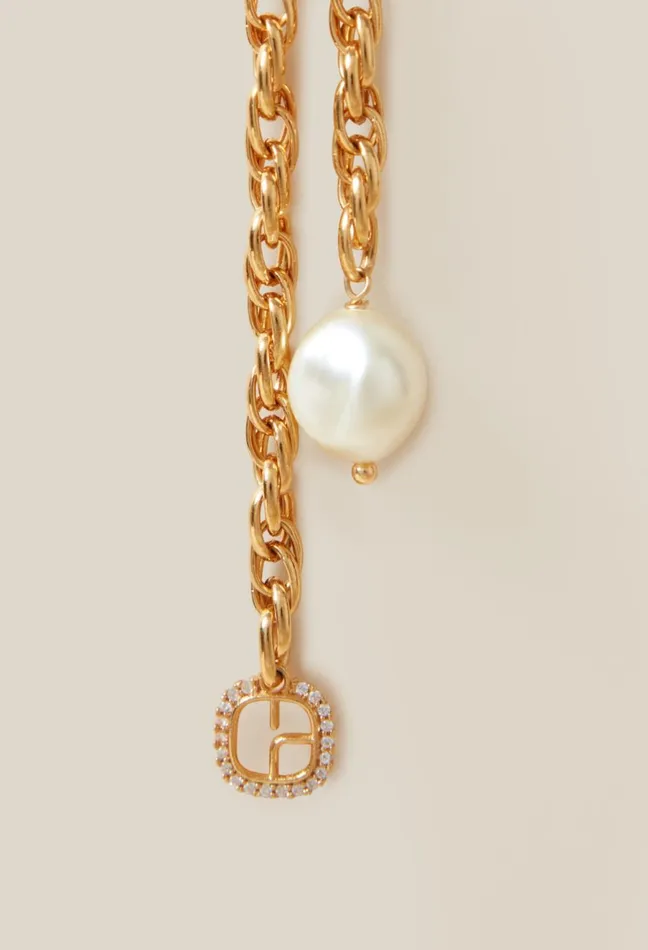 Claudie Pierlot Gold Chain Earrings Light Gold Women Jewellery And Scrunchies
