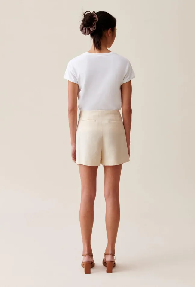 Claudie Pierlot Ivory Wrap Skort Women Skirts And Shorts Claudie Pierlot Ivory Wrap Skort Women Skirts And Shorts