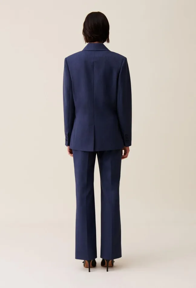 Claudie Pierlot Navy DoubleBreasted Blazer China Blue Women Blazers Claudie Pierlot Navy DoubleBreasted Blazer China Blue Women Blazers