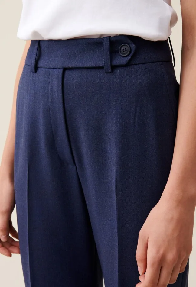 Claudie Pierlot Navy Wool Suit Trousers China Blue Women Jeans And Trousers Claudie Pierlot Navy Wool Suit Trousers China Blue Women Jeans And Trousers