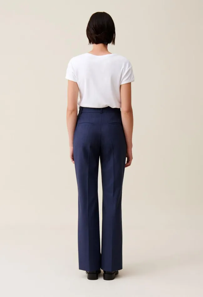 Claudie Pierlot Navy Wool Suit Trousers China Blue Women Jeans And Trousers Claudie Pierlot Navy Wool Suit Trousers China Blue Women Jeans And Trousers