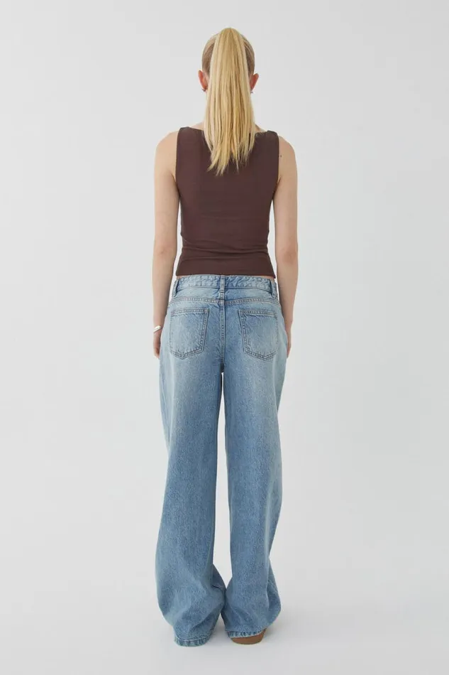 Clothing Supr Going Out Tops Soft Boat Neck Top Espresso Brown